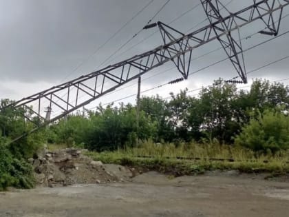 Гроза усугубляет ситуацию в городе
