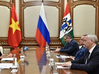 Новосибирский губернатор провел переговоры с генконсулом Вьетнама