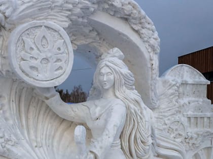 Победителей конкурса снежной скульптуры поздравил мэр Кудрявцев