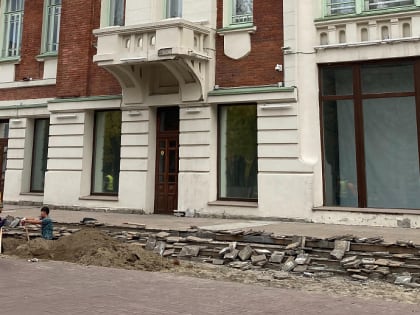 Лестницу краеведческого музея разобрали со стороны Первомайского сквера