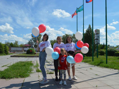 В День России молодогвардейцы провели праздничные мероприятия по всей Новосибирской области
