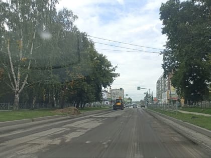 В Бердске начался завершающий этап капремонта дороги на улице Первомайской