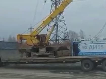 Незаконную АЗС эвакуировали с улицы Выборной в Новосибирске