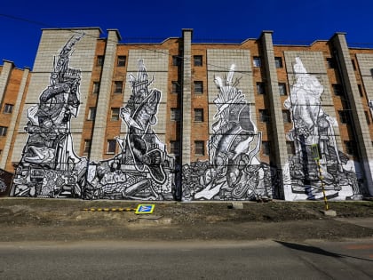 Бэнкси и Горшок, Тоторо и нейросердце: обзор муралов-2023 в Новосибирске
