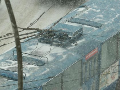 Снег с дождём и метели снизят видимость на дорогах Новосибирска