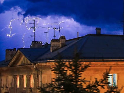 Предупреждение о ветре, граде и грозах объявили в Новосибирской области