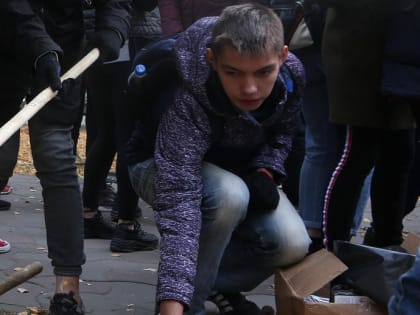 Санитарный день провели в тихом центре Новосибирска