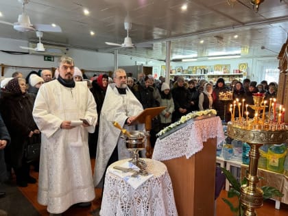 Праздник Крещения Христова в приходе  во имя прп. Сергия Радонежского р.п. Краснозерское