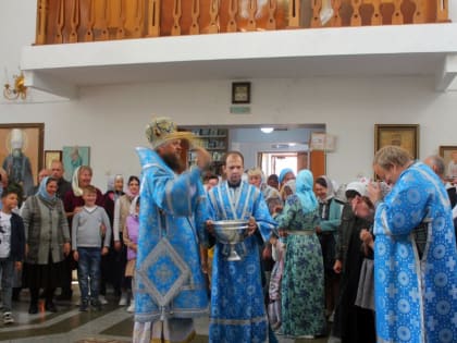 Хиротония  в Кафедральном соборе г. Карасука в  Неделю 13-ю по Пятидесятнице