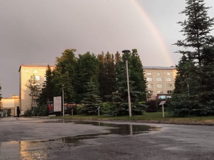 Радуга на западе ‒ к ветреным дням: погода 26 июня в Новосибирской области