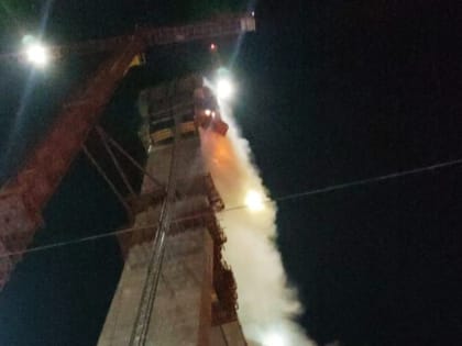 В Новосибирске горел четвертый мост