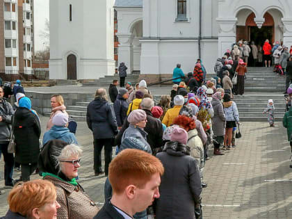 Вербы освятили в храмах Новосибирска