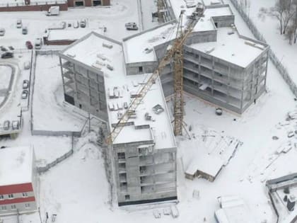 Более 6000 кубометров бетона ушло на каркас новой 16-й поликлиники