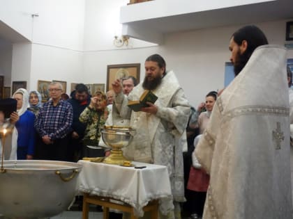 Праздника Крещения Господня в Кафедральном соборе г. Карасука (видео)