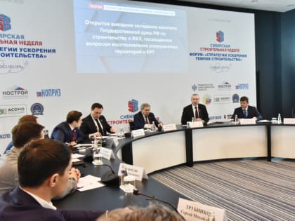 Новосибирская область хорошо выглядит на строительной карте