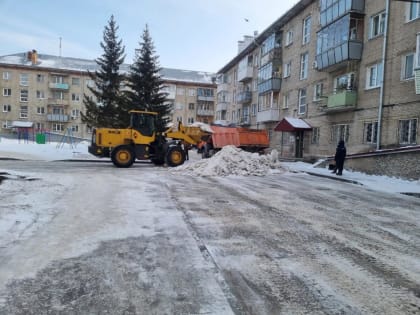 Управляющие компании Бердска силы бросили на борьбу со снегом