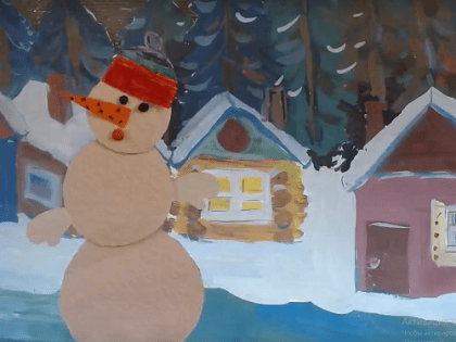 Искитимские школьники презентовали мультфильм про Новый год