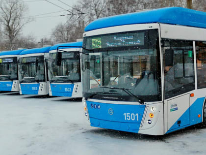 Девять новых троллейбусов 1 февраля выйдут на маршрут в Новосибирске