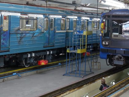 Где ночуют поезда: репортаж из новосибирского метродепо