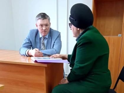 Глава района и начальник отдела полиции провели прием граждан