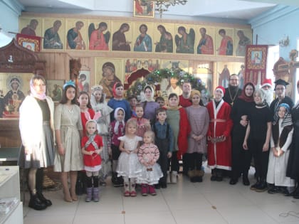 Рождественский утренник в доволенском храме