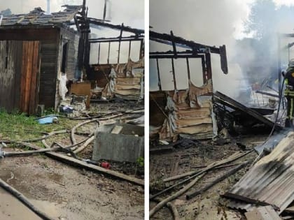Микроавтобусу без колёс не дали сгореть в Новосибирской области
