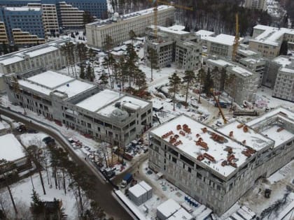 В новом кампусе НГУ завершены монолитные работы