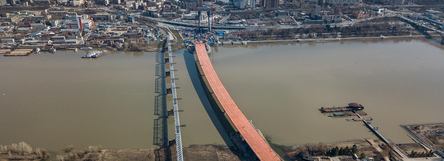 Проект 4 моста в новосибирске на левом берегу в 3d