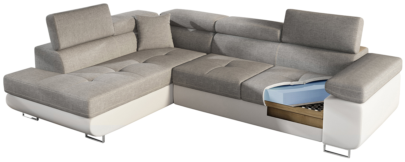 Rohová sedací souprava ANTON Sawana 21 (levé provedení)