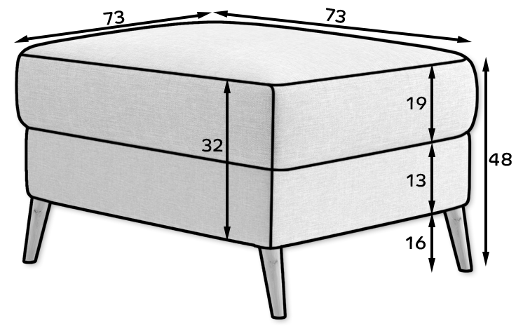 Taburet ASGARD (různé varianty)