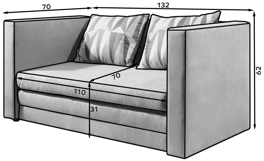 Canapea Neva, Material Alova 67, Lima 67, Mobarta