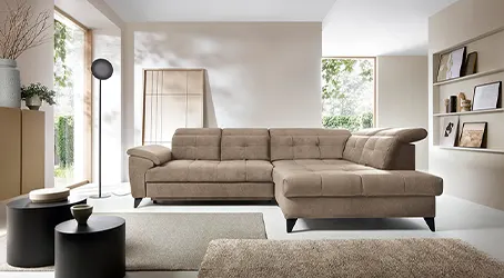 Indulge in modern luxury with the Inferne Corner Sofa!