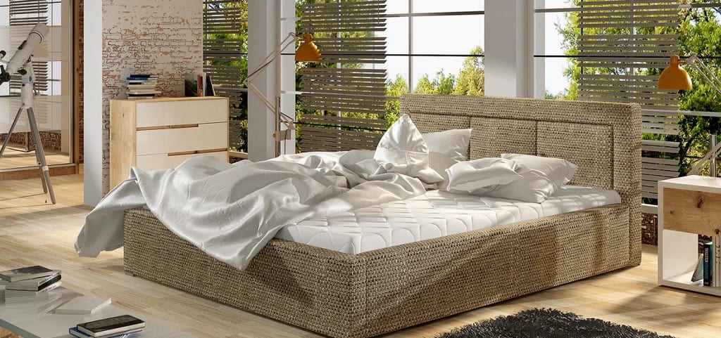 Belluno Upholstered Bed With Container 200x200