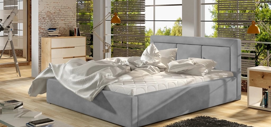 Belluno Upholstered Bed With Container 160x200