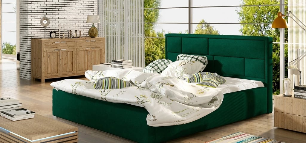 Latina Upholstered Bed With Container 140x200 cm