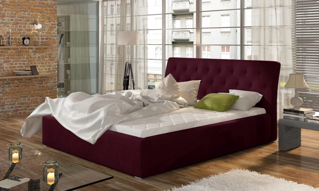 Milano Upholstered Bed With Container 140x200 cm