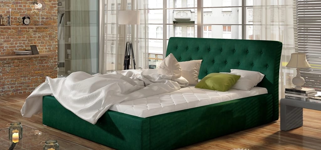 Milano Upholstered Bed With Container 200x200 cm