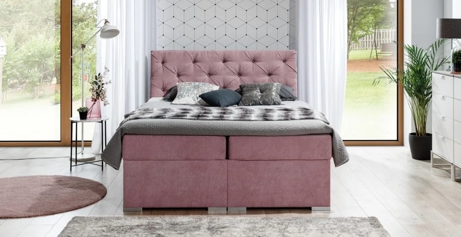 Balvin Continental Bed With Container 140x200cm