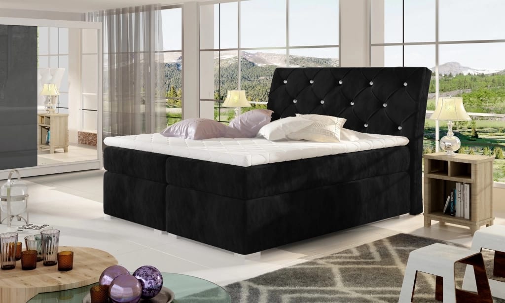 Balvin Continental Bed With Container 160x200cm