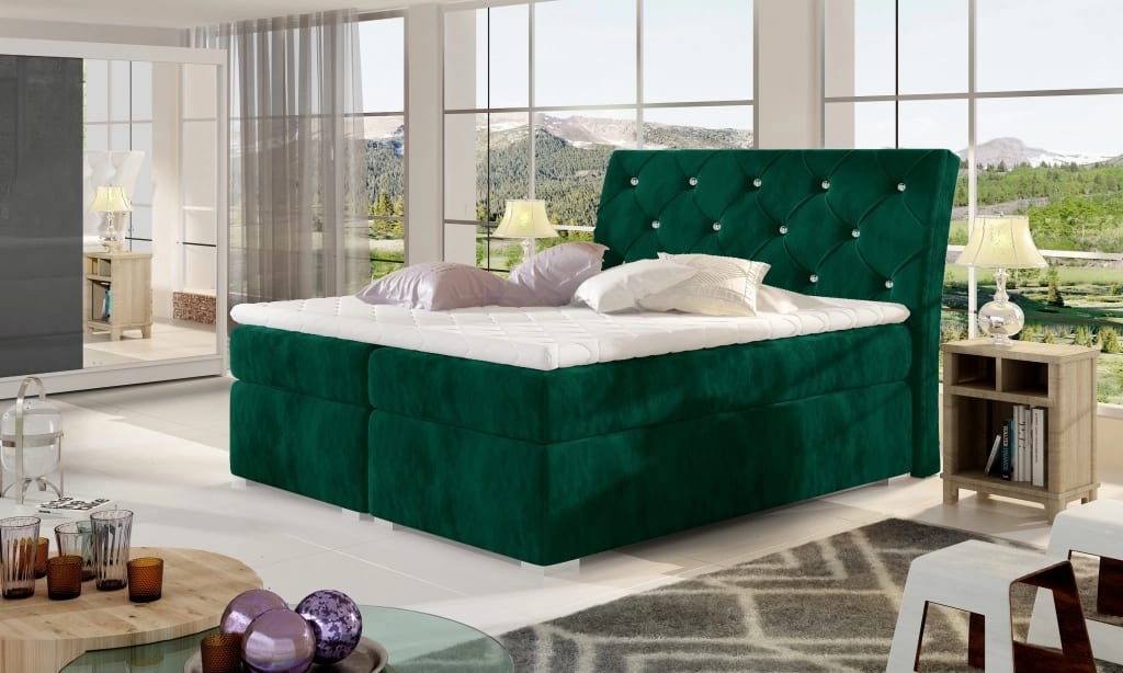 Balvin Continental Bed With Container 180x200cm