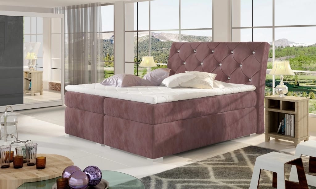 Balvin Continental Bed With Container 180x200cm