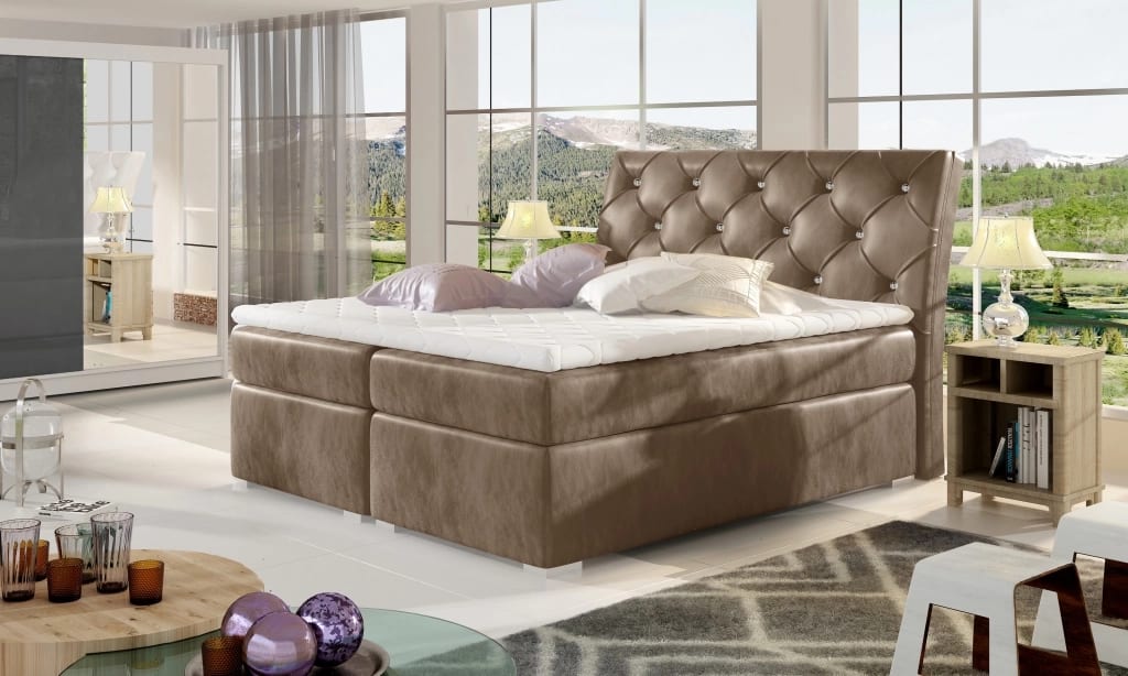 Balvin Continental Bed With Container 160x200cm