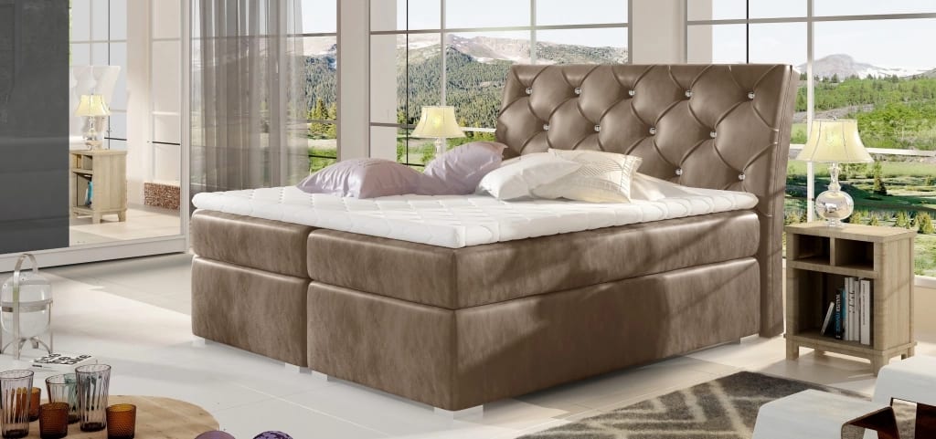 Balvin Continental Bed With Container 180x200cm