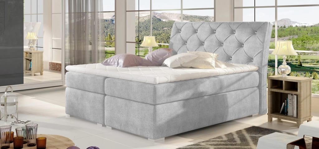 Balvin Continental Bed With Container 160x200cm