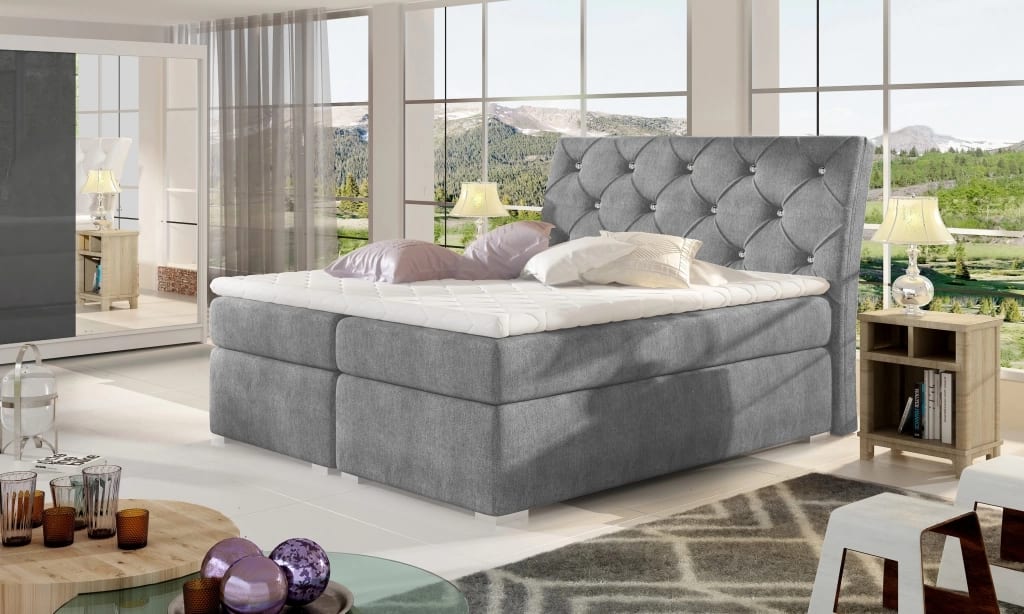 Balvin Continental Bed With Container 160x200cm