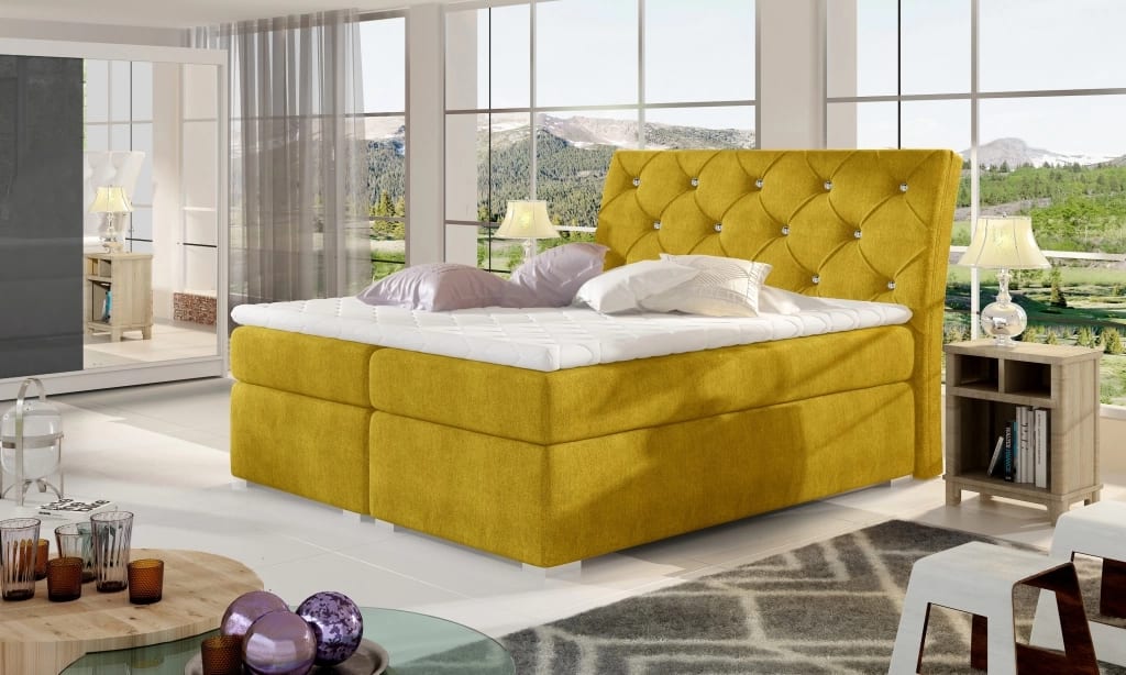 Balvin Continental Bed With Container 160x200cm