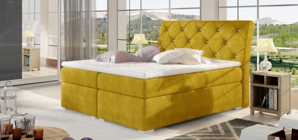 Balvin Continental Bed With Container 160x200cm