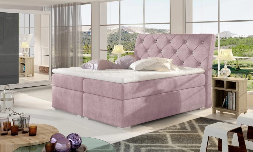 Balvin Continental Bed With Container 160x200cm