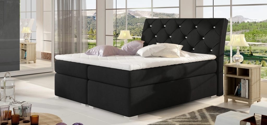 Balvin Continental Bed With Container 160x200cm