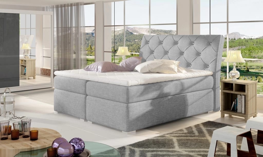 Balvin Continental Bed With Container 160x200cm